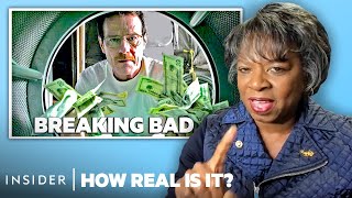 MoneyLaundering Expert Rates 8 MoneyLaundering Scams In Movies and TV  How Real Is It  Insider [upl. by Adlee]