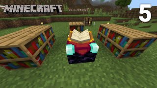 FINALLY I MADE MY ENCHANTMENT TABLE  MINECRAFT GAMEPLAY 5 [upl. by Ecirted]