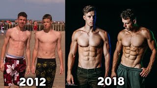 Amazing Body Transformation by 2 Brothers  Calisthenics amp Gym [upl. by Anelle]