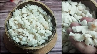 Coconut Chips  Narkeler Chira Recipe  How To Make Coconut Chips [upl. by Moselle]