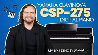 Yamaha Clavinova CSP275  Digital Smart Piano with 88 Keys  Playing Demo and Review [upl. by Obidiah95]