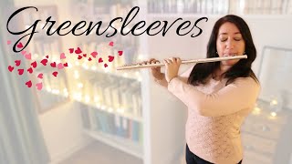 Greensleeves flute cover  free sheet music [upl. by Enogitna]