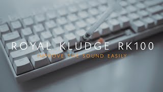 Improve the sound easily  Royal Kludge RK100 [upl. by Tempest385]