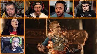 Lets Players Reaction To Atreus Using Spartan Rage  God Of War PS4 [upl. by Itoc649]