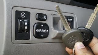 Toyota Master Key amp Valet Key Difference [upl. by Enttirb]