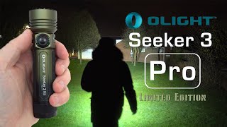 OLIGHT Seeker 3 Pro  LTD EDITION  4200 lumens  Rotary switch  Rechargeable  Proximity sensor [upl. by Aluap428]