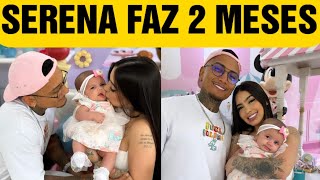 MC MIRELLA E DYNHO ALVES COMEMORAM 2 MESES DA FILHA SERENA [upl. by Alvin]