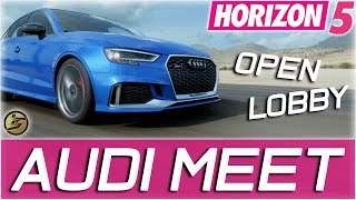 Audi Car MeetCruise Forza Horizon 5 Update 8 Live Stream [upl. by Frazer]