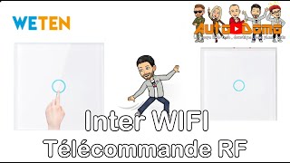 Découverte et installation Interrupteur connecté et ça télécommande rfcompatible tuya smartlife [upl. by Eneleahs14]