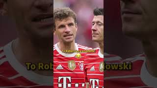 Thomas Muller Jokes about Lewandowski 😂 [upl. by Durtschi]