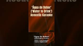 Água de Beber Acoustic Guitar Astrud Gilberto Karaoke Songs with Lyrics Letra Portugués [upl. by Chae]