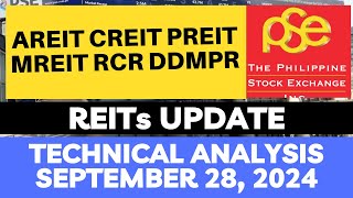 AREIT  CREIT  RCR  MREIT  PREIT  DDMPR  PSE TECHNICAL ANALYSIS [upl. by Cirde404]