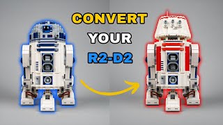 HOW to convert your OLD Star Wars Lego UCS R2D2 into an R5D4 [upl. by Darcey]