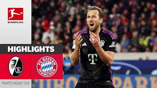 Late Equalizer  SC Freiburg  FC Bayern München  Highlights  MD24 – Bundesliga 2324 [upl. by Ienttirb]