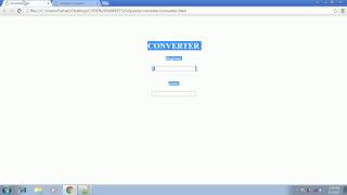 Make an awesome converter using HTML and Javascript  100 working [upl. by Alram294]