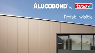 ALUCOBOND® Prefab invisible  Bonded installation system with façade elements [upl. by Nahsin]