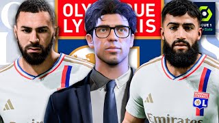 EL OLYMPIQUE LYON DE JUNINHO PERNAMBUCANO  RETO MODO CARRERA FC 24 [upl. by Uriah]