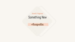 Axwell Λ Ingrosso  Something New Acapella [upl. by Kelda]