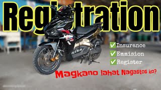 Paano mag Rehistro ng Motor ngayong 2024  Magkano Ang nagastos kuyakingopisyal [upl. by Eirhtug]