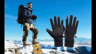 Gants étanches noirs pour écran tactile [upl. by Lanuk962]