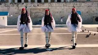 Changing Guard Athens  Zmiana Warty w Atenach [upl. by Madigan]