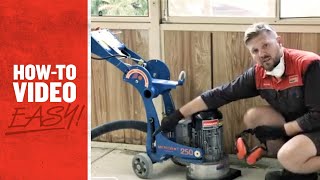 How to Use a Concrete Grinder [upl. by Chapman]