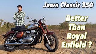 2024 Jawa 350 Review  Better Than Royal Enfield Classic 350 [upl. by Aynwad]