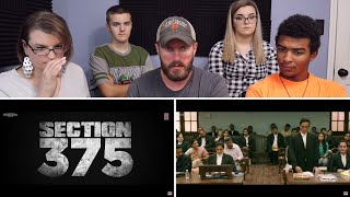 Section 375 Official Trailer REACTION  Akshaye Khanna Richa ChadhaAjay Bahl [upl. by Yenaiv]