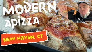 Pizza review Modern Apizza New Haven CT [upl. by Vannie]