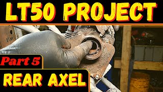 How to replace LT50 rear axel bearings and seals LT 50 Quad Project series part 5 rear wheel bearing [upl. by Edlun]