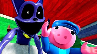 CatNap Pranks Georgie Animating Your Comments  Poppy Playtime Chapter 3 vs Roblox Piggy [upl. by Watson]