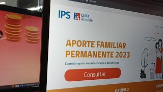 Comenzó segundo pago de Aporte Familiar Permanente Un millón y medio de familias beneficiadas [upl. by Ardnuhsor]