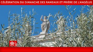 24 mars 2024 Célébration du Dimanche des Rameaux Prière de lAngélus  Pape François [upl. by Adallard]