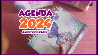 FAÇA AGENDA 2024 DO ZERO E VENDA MUITO  ARQUIVO GRATIS PARA BAIXAR  JUUH DOS SANTOS [upl. by Onitsuj]