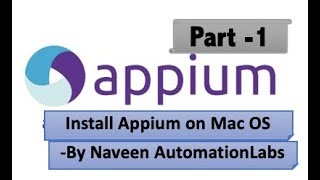 How to setup Appium on Mac OS  Appium Series Part 1 [upl. by Drofnelg]