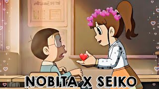 Nobita X Seiko Ishqm mai Dil tera Song edit Love status Nobitas New Girlfriend [upl. by Auqkinahs]