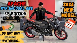 2024 Apache RTR 160 4V Dual ABS BS6🔥 Detailed Review👀✅ [upl. by Kilar]