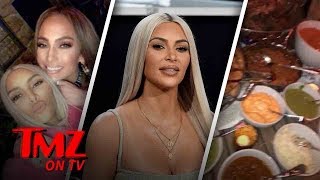 Taco Night at J Lo’s  TMZ TV [upl. by Hnilym]