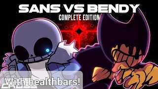 Sans vs Bendy with healthbars part 1 [upl. by Eniahs]