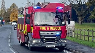 Lancashire Fire amp Rescue Service  Chorleys First pump Turnout [upl. by Eenalem]