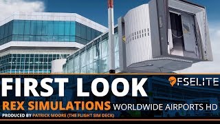 Worldwide Airports HD By Rex Simulations The FSElite Review [upl. by Akemat425]