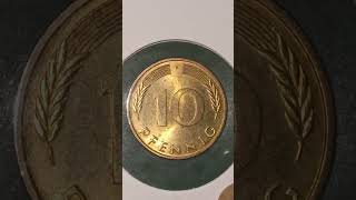 1981F Germany 10 Pfennig [upl. by Atteuqahs]