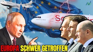 Russlands Vergeltung erschüttert Europa Die deutsche Fluggesellschaft steht am Abgrund [upl. by Drofhsa178]