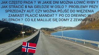 NORWEGIA ZAKAZY NA CO UWAŻAĆ PRZEPISY CZEGO NIE WOLNO CO DENERWUJE  GIEŁDA CIEKAWOSTKI RYBY [upl. by Adi]