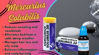 Mercurius Solubilis  Homeopathic Medicine  Uses Dosage amp Side Effects  Hindi Urdu [upl. by Wachter]