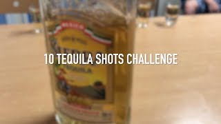 10 Tequila Shots Challenge [upl. by Rema]