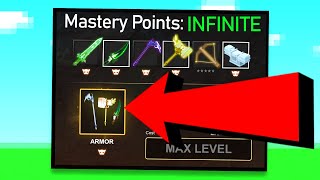 I Gave Myself INFINITE Mastery Points Roblox Bedwars [upl. by Denby]