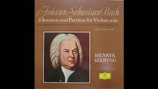 Bach 6 Sonatas And Partitas Henryk Szeryng ‎1968 LP [upl. by Repard482]