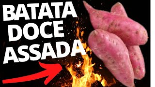 BATATA DOCE ASSADA NO PRÓPRIO QUINTAL [upl. by Ayana167]