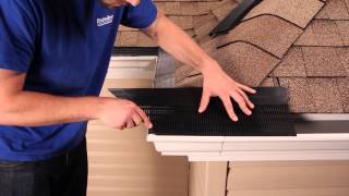 Outside Corner Miter Installation  Raindrop® Gutter Guard [upl. by Tod]